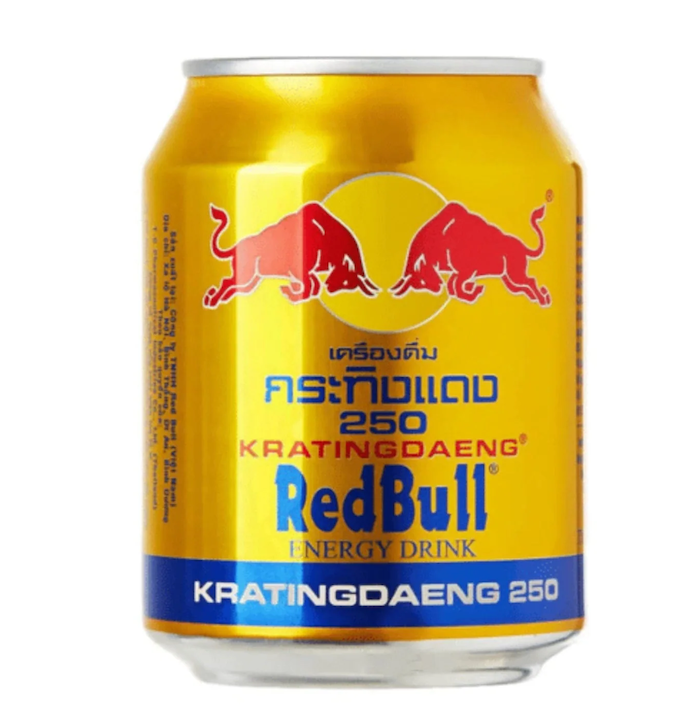 Red Bull Kratingdaeng Energy Drink Gold Can 250ml