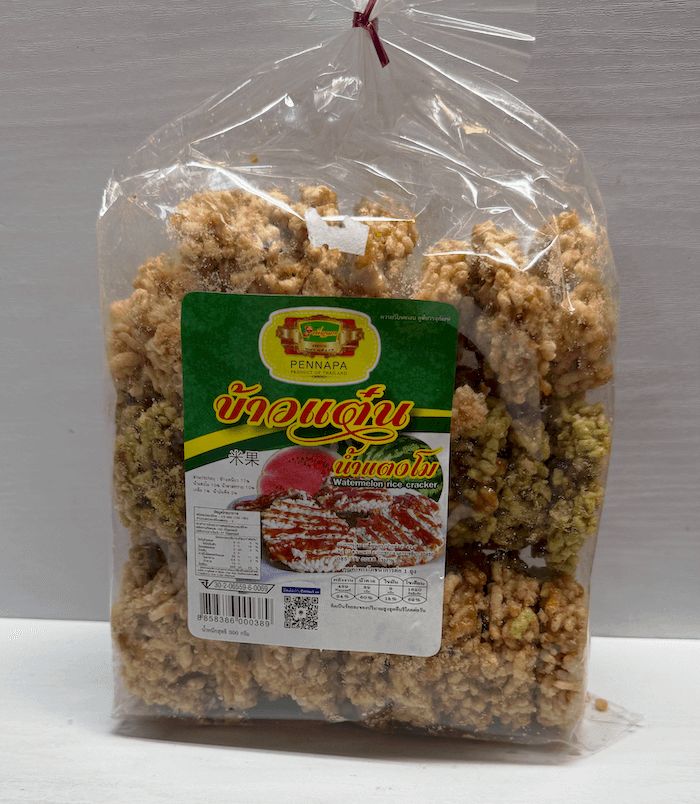 Pennapa Watermelon Rice Crackers