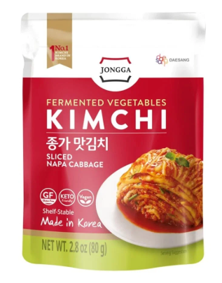Jongga Napa Cabbage Kimchi Pouch Original 80g
