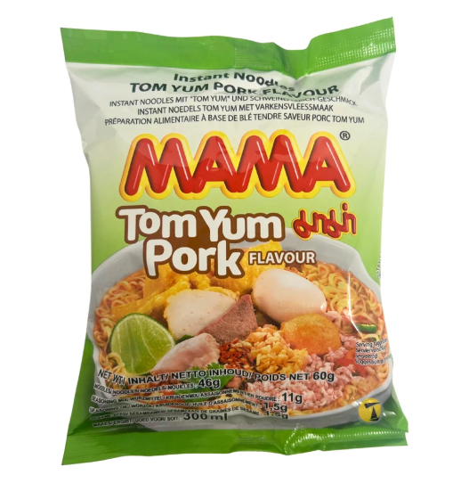 มาม่าต้มยำหมูยอ