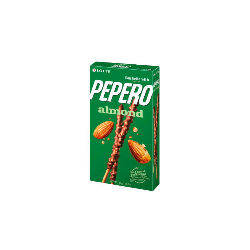 เปเปโร่ ช็อกโกแลต อัลมอนด์ บิสกิตสติ๊ก