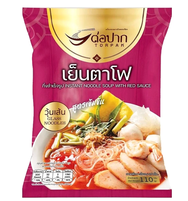 Ruea Thong Instant Yentafo Bean Vermicelli Noodle