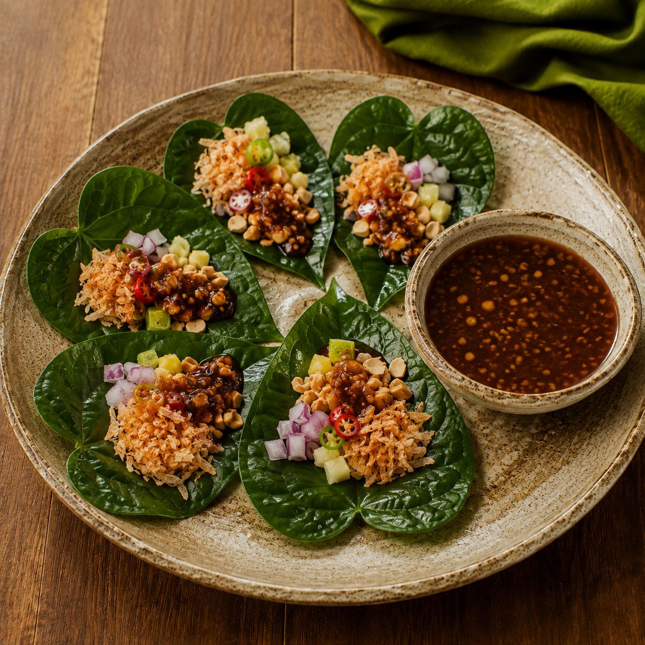 Muay's Miang Kham Sauce – Sweet & Savoury Leaf-Wrap Sauce (250ml)