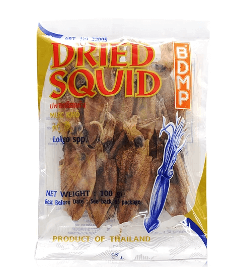 BDMP Dried Tiny Squid Katoi packet