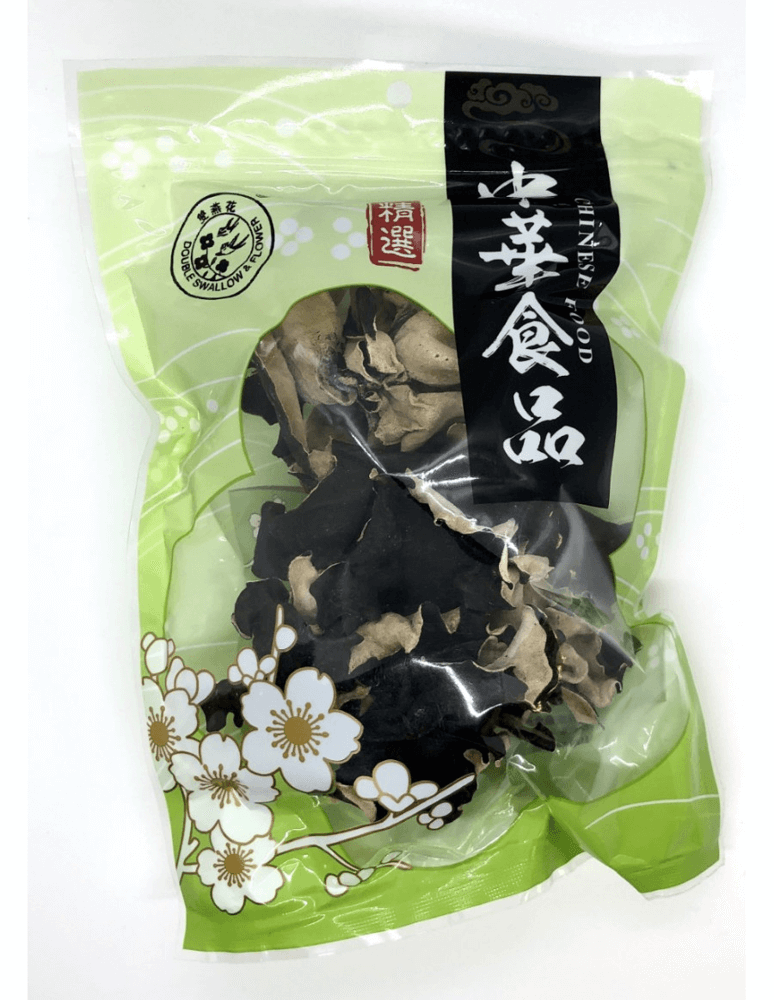 Double Swallow & Flower Dried Black Fungus 100g