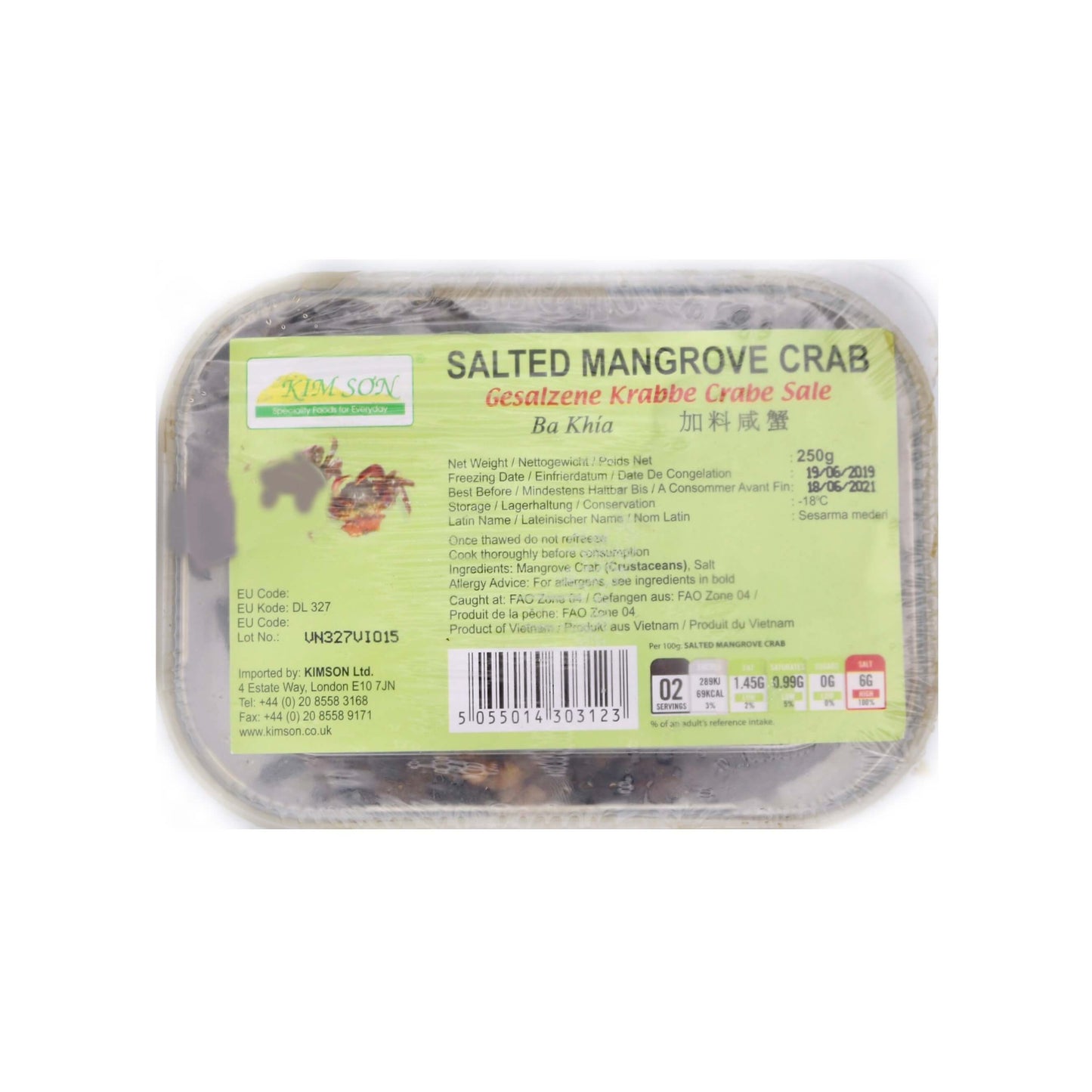 Kimson Salted Mangrove Crab