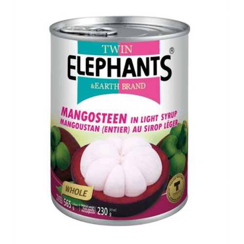Twin Elephants & Earth Mangosteen in Syrup