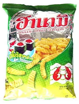 Hanami Prawn Crackers Nori Seaweed Flavour