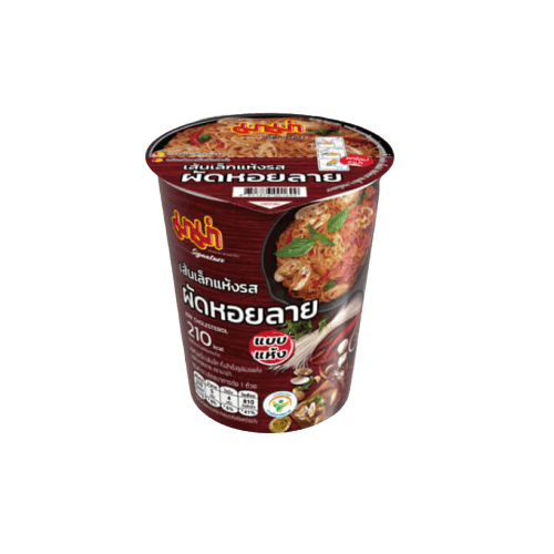 Mama Cup Instant Rice Noodles Spicy Stir-Fried Baby Clam Flavour