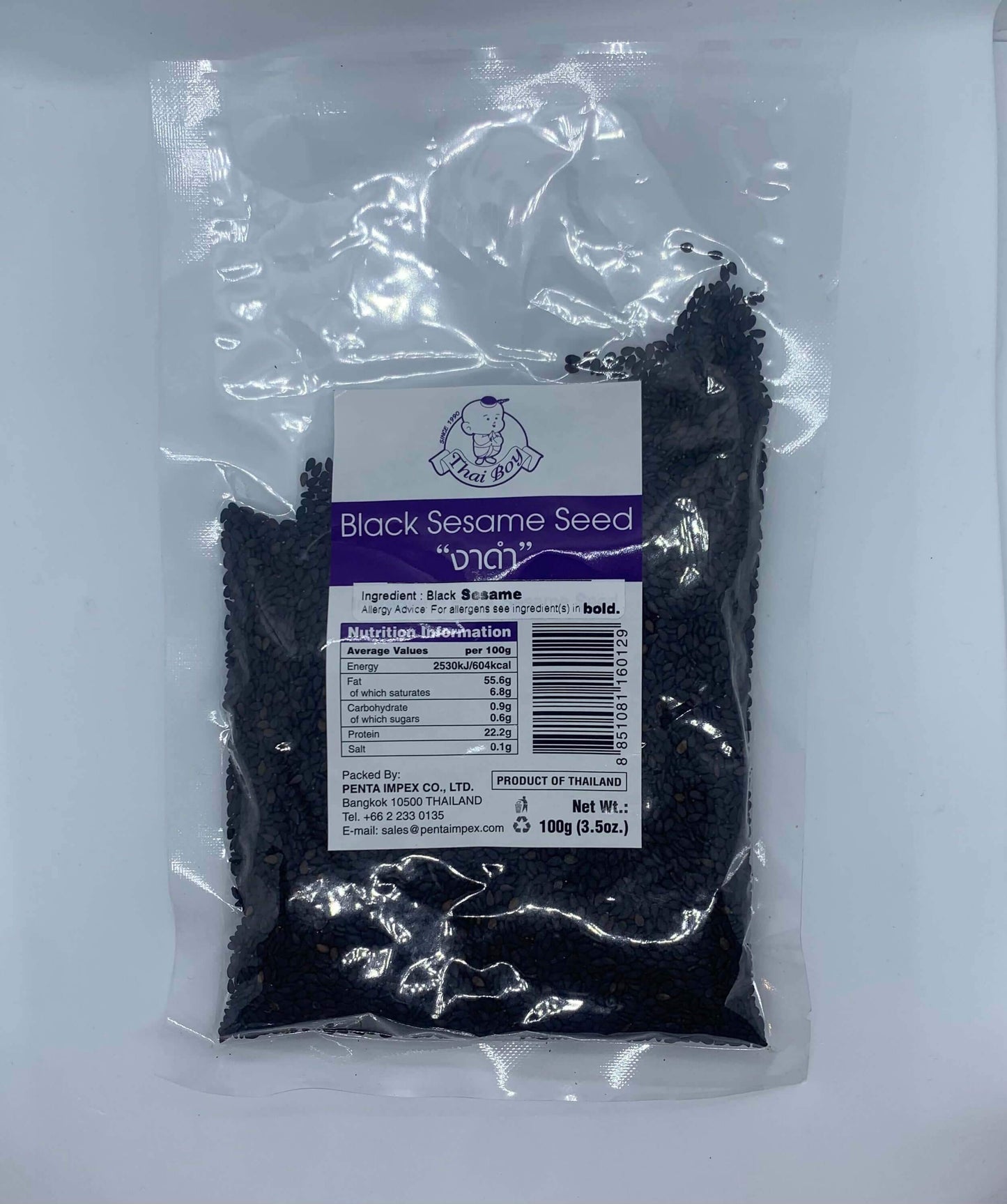 Thai Boy Black Sesame Seeds