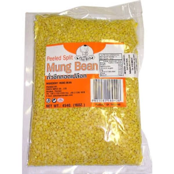 Thai Boy Peeled Split Mung Bean 454g