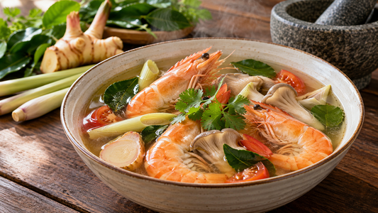 How to Make Tom Yum with Fresh Thai Herbs