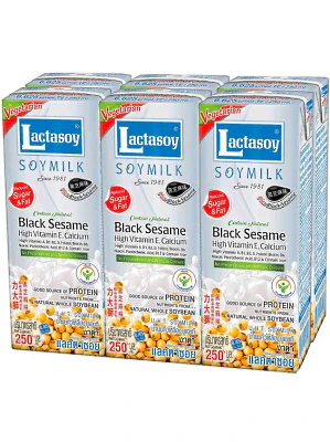 Lactasoy Black Sesame Soy Milk Drink