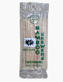X.O Bamboo Skewers 6"