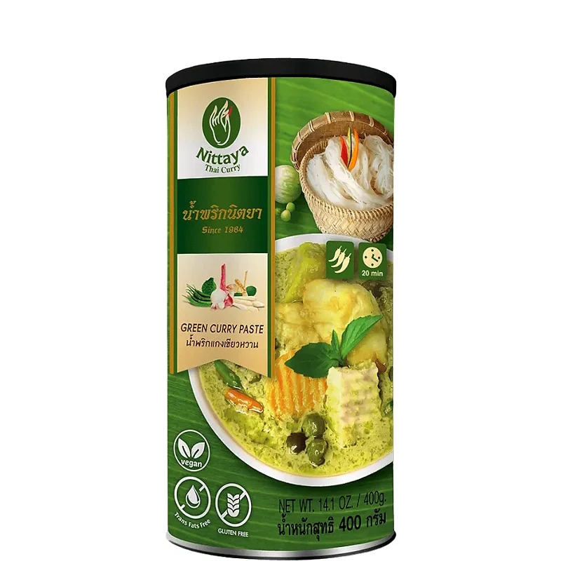 Nittaya Vegan Green Curry Paste