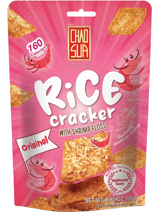 Chao Sua Rice Cracker with Shrimp Floss