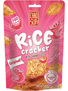Chao Sua Rice Cracker with Shrimp Floss