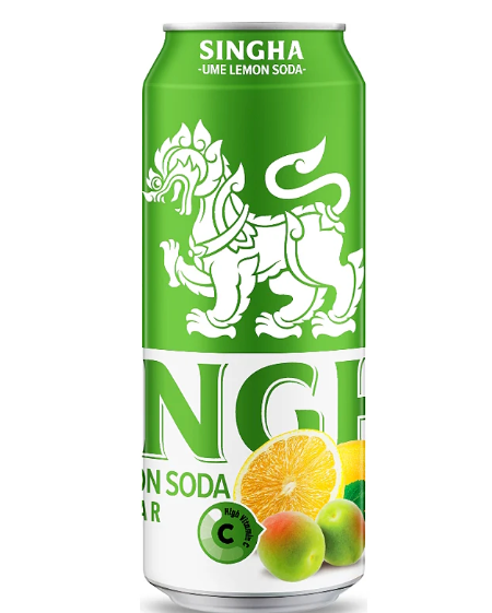 Singha Lemon Soda Ume 330ml