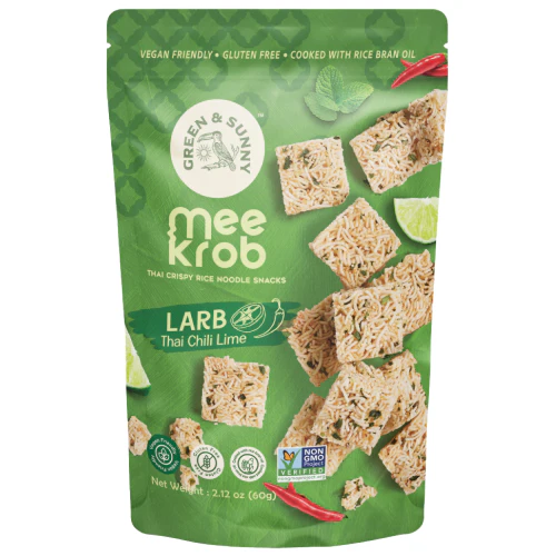 GREEN & SUNNY Thai Crispy Noodle Snack Chilli and Lime 60g