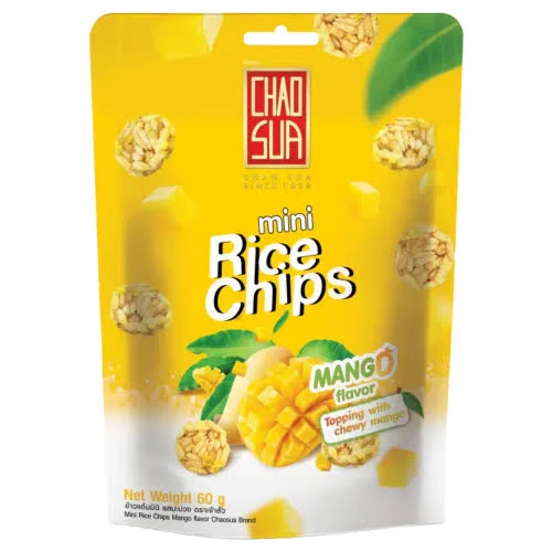 CHAO SUA Rice Chips Mini Mango Flavour 60g