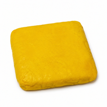 Fresh Yellow Tofu 200g on a white background
