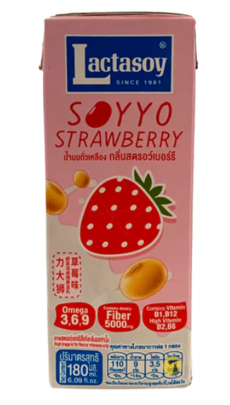 Lactasoy Soyyo Strawberry 180ml