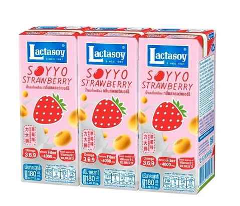 Lactasoy Soyyo Strawberry 180ml
