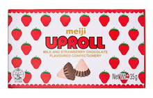 Meiji Uproll Strawberry Chocolate 35g