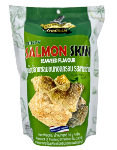 Nai Pramong Salmon Skin Seaweed 35g