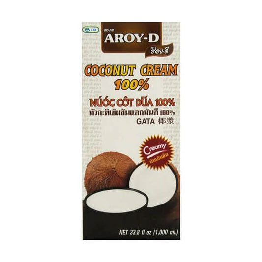 Aroy-D 100% Coconut Cream UHT Carton