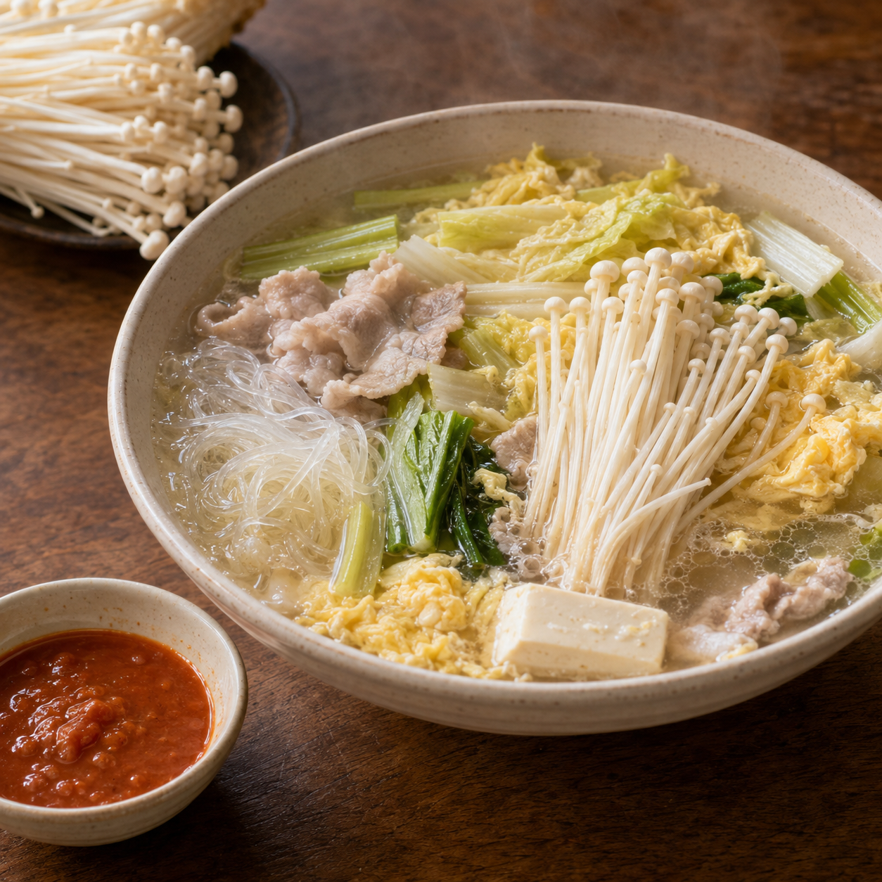 Enoki Mushrooms (100g)
