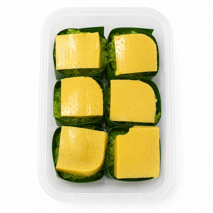Sticky Rice with Coconut Custard | Khao Niao Na Sangkhaya