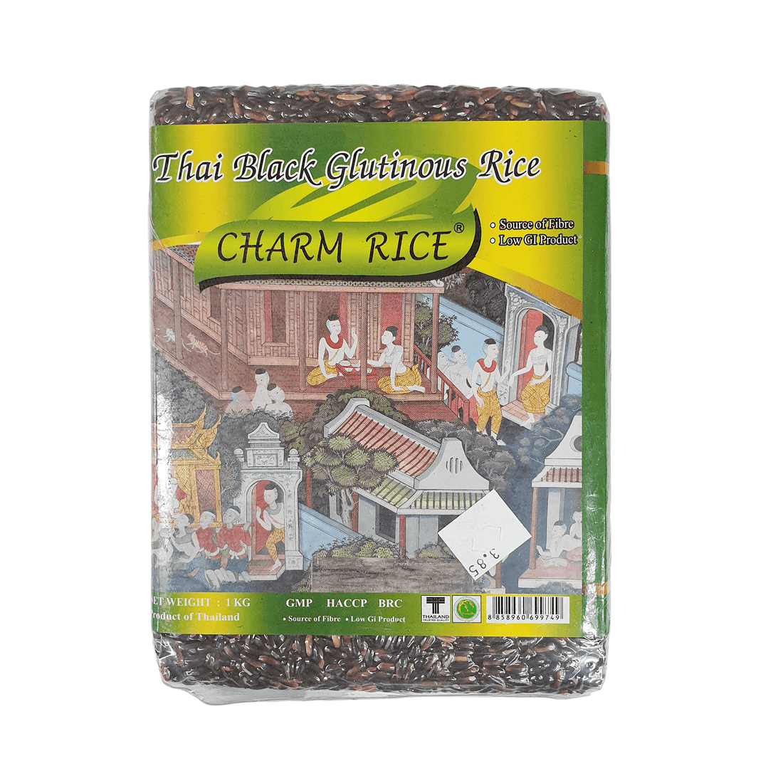 Charm Rice Thai Black Glutinous Rice 1kg – Muay Supermarket