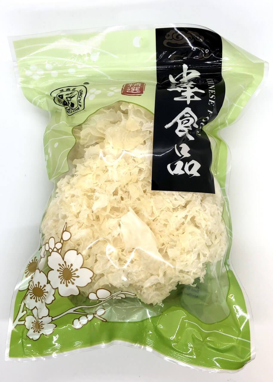 Double Swallow & Flower Dried White Fungus