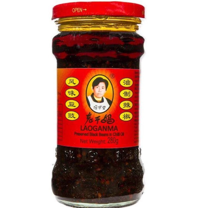 Laoganma Black Beans in Chilli Oil Jar