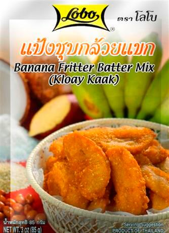 Lobo Banana Fritter Batter Mix packet