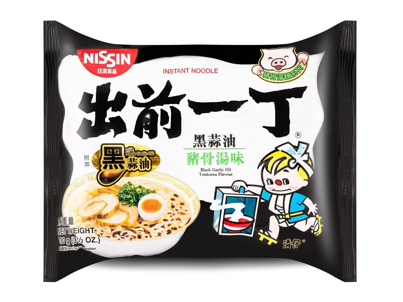 Nissin Black Garlic Oil Tonkotsu Noodles