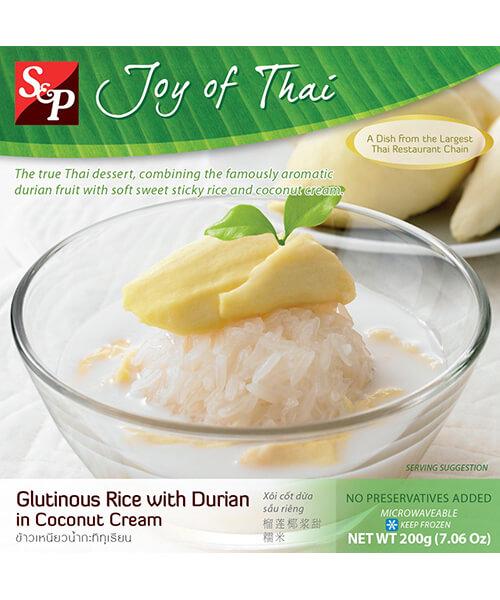 S&P Glutinous Rice with Durian