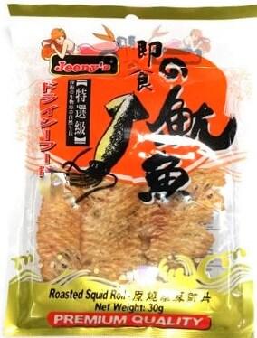 Jeenys Roasted Squid Roll Packet