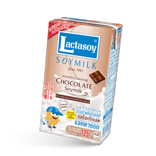 Lactasoy Chocolate Soy Milk Drink 250ml Carton