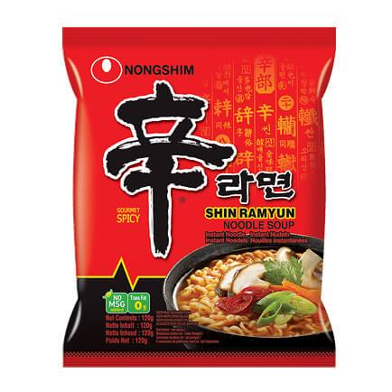 Nongshim Shin Ramyun 120g Noodle Soup Packet