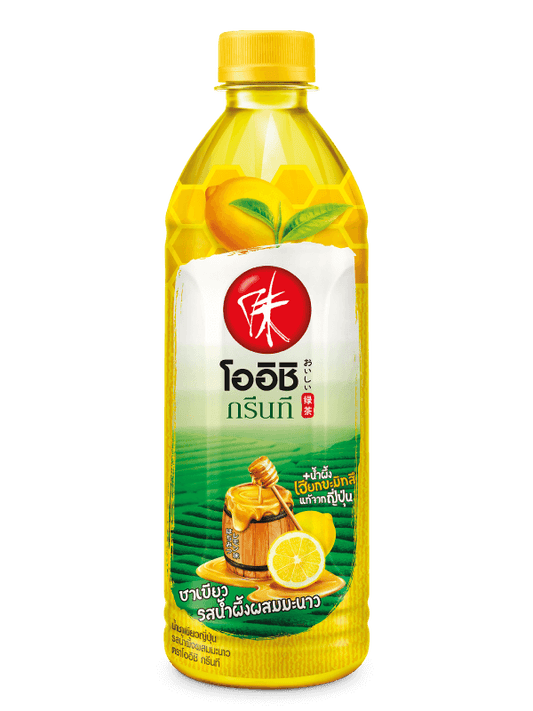 Oishi Honey Lemon Tea Flavour Drink 500ml Bottle