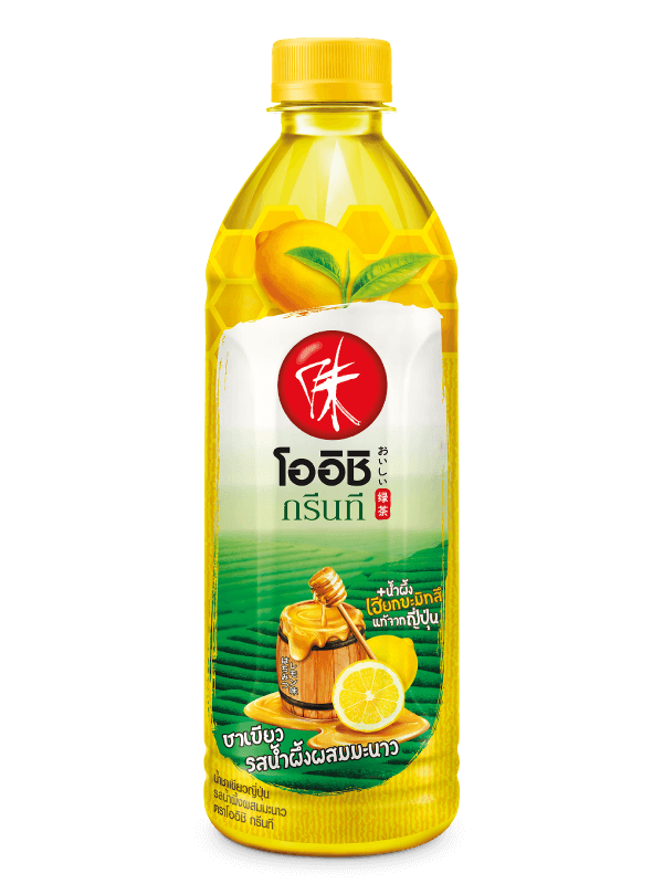 Oishi Honey Lemon Tea Flavour Drink 500ml Bottle