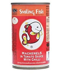 Smiling Fish Mackerels in Tomato Sauce with Chilli Can